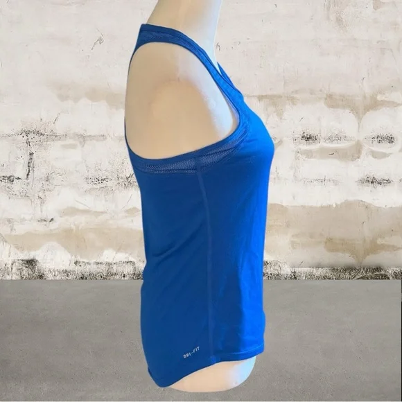 Nike Women's Dri Fit Training Tank Blue Size Small - Picture 3 of 6